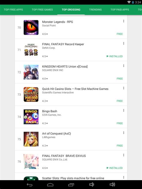 google play top grossing|Top Ranked Google Play Apps .